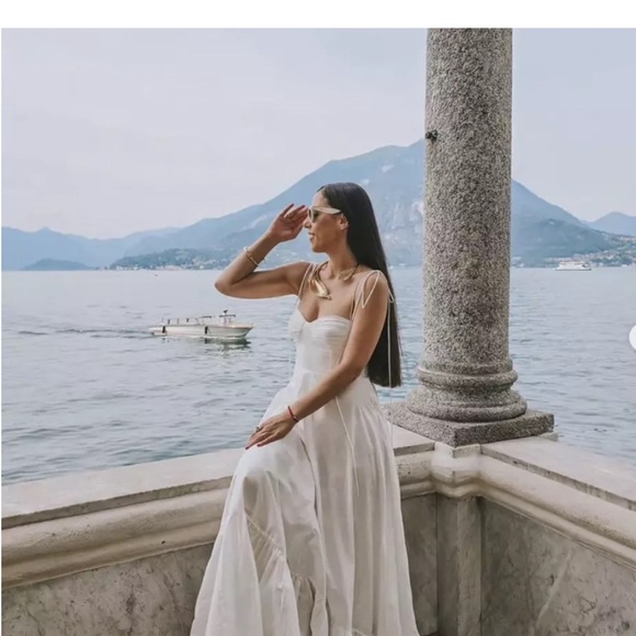 New Zara ZW Collection Ruffled Poplin Viral Dress - Picture 3 of 7